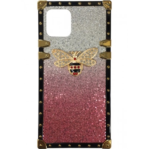 iPhone 13 Glitter Butterfly Case Pink
